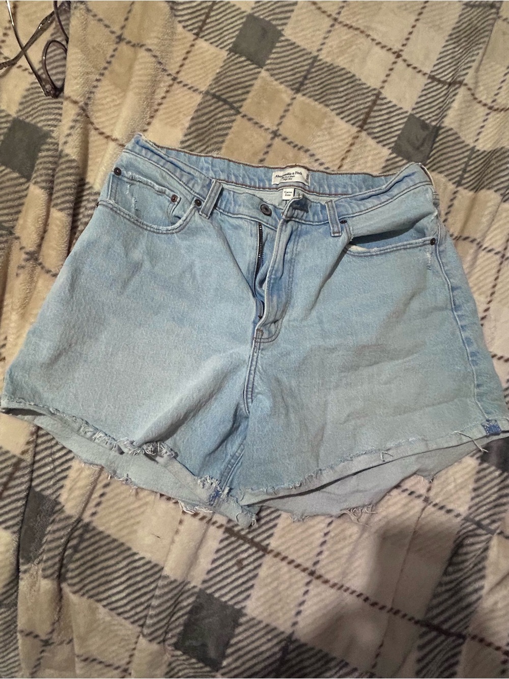 Curve love high rise dad Abercrombie & Fitch shorts